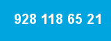 928 118 65 21 928 118 65 21